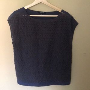 Madewell lace top, size small